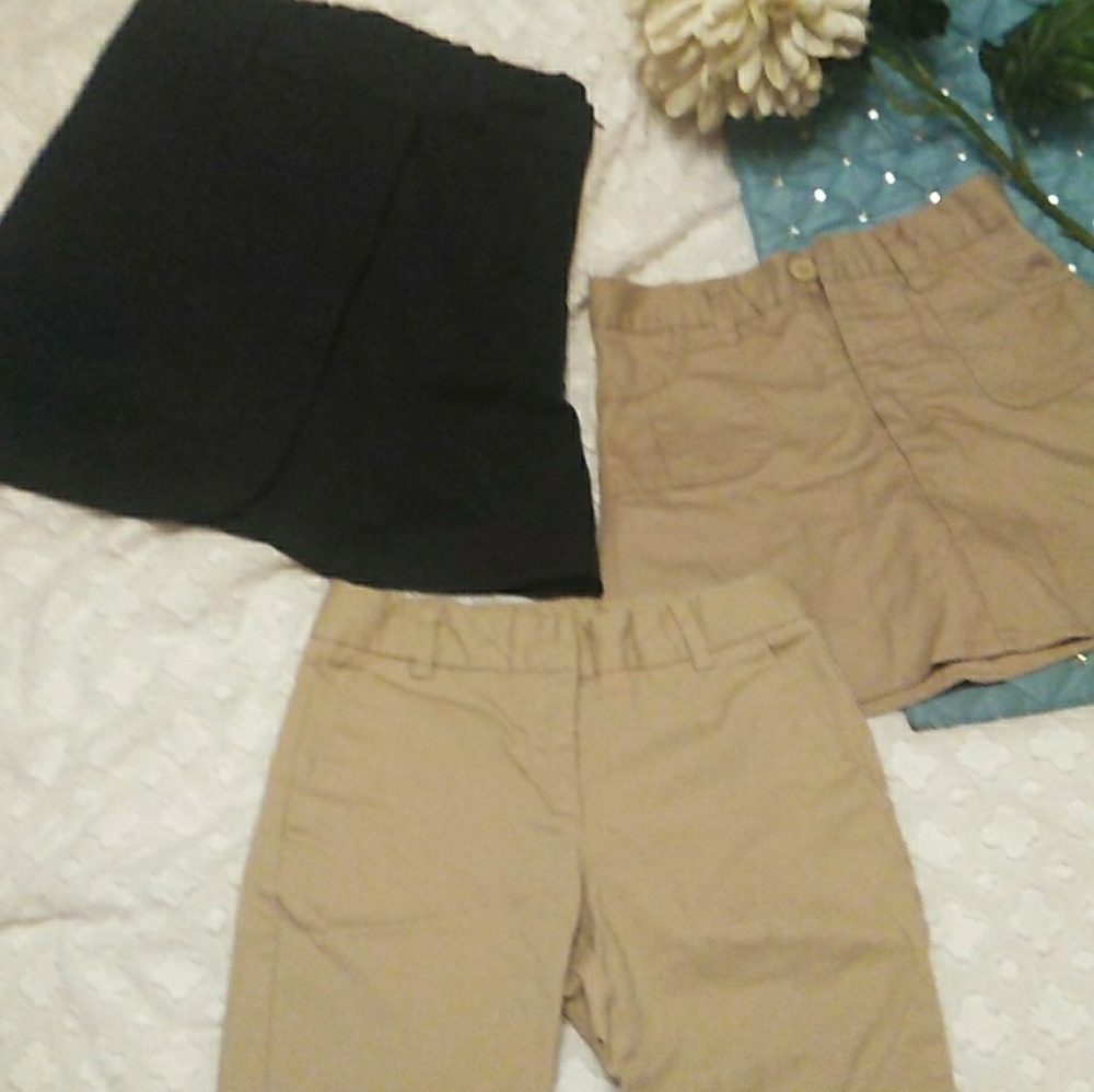 Khaki Eddie Bauer Navy US Polo Asso Skirt & Shorts